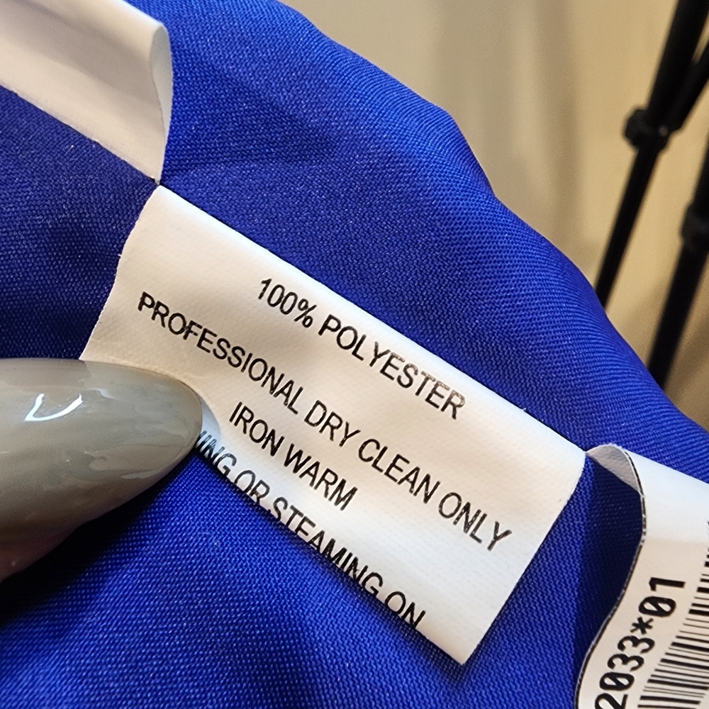 BELSOIE Stunning Royal Blue V-Neck Evening Midi  Dress 12 - Picture 9 of 10